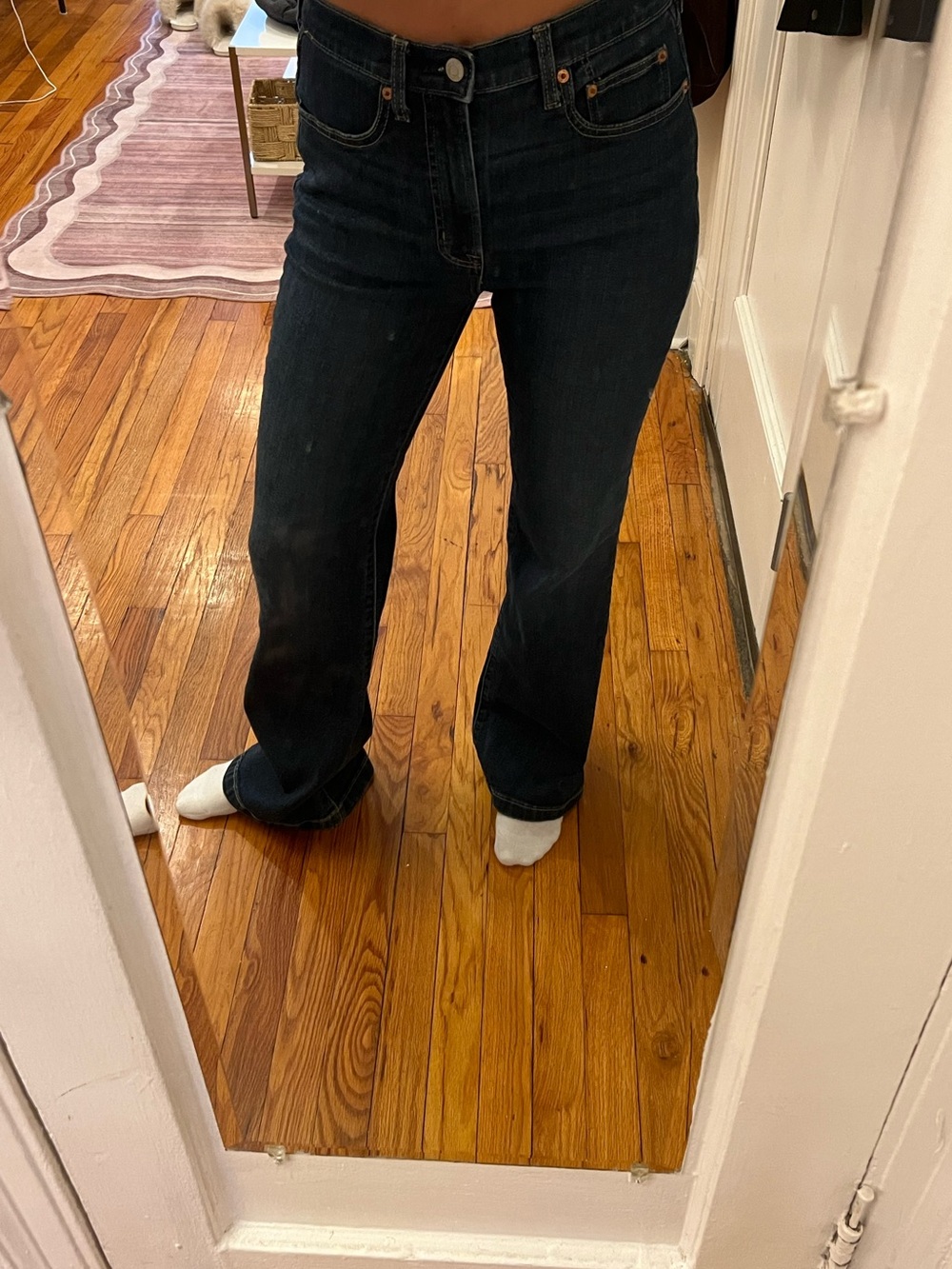 GAP Flare High Rise size 28 dark denim jeans